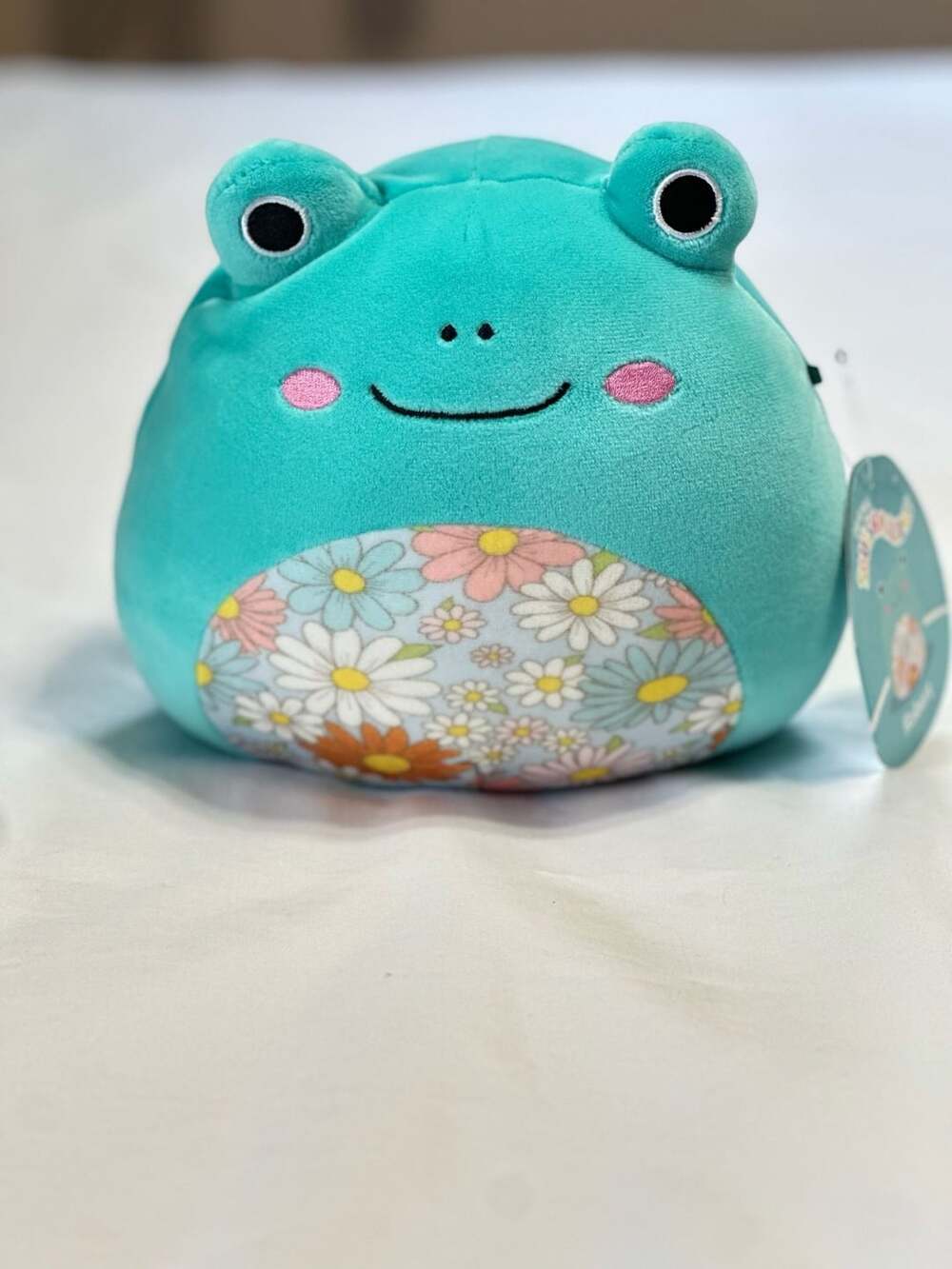 Squishmallows Robert The Frog With Floral Belly 8 Inch